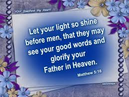 let your light shine