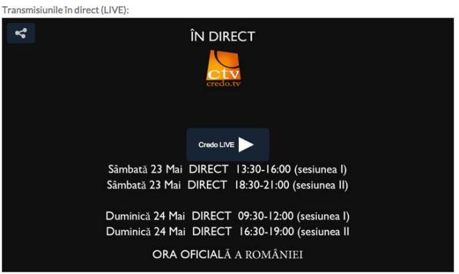 Fa click sa urmaresti LIVE