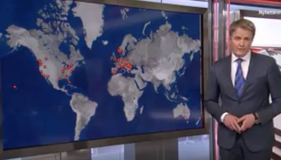 Mitingurile din toata lumea, pro-Bodnariu prezentate la programul de stiri al televiziunii norvegiene – Anti Barnevernet Protests in the News on Norwegian&nbsp;TV